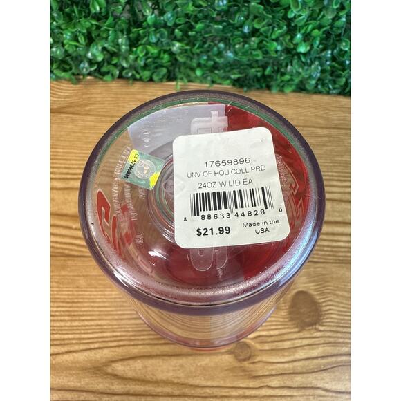 Tervis Houston Cougars 24-fl ozInsulated Tumbler UH College Gift Red - Picture 7 of 9